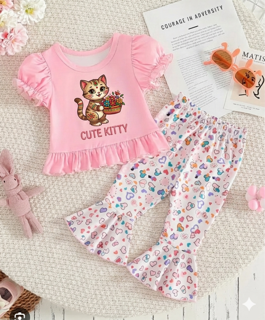 🌟 Stylish Comfort Baby Soft T-Shirt Matching Full Pant Set🌟