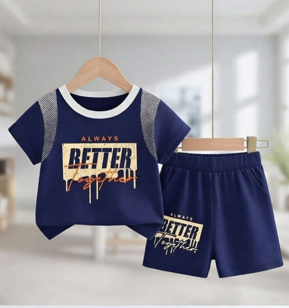 🌟 Stylish Comfort Cotton T-Shirt With Matching Pant 🌟