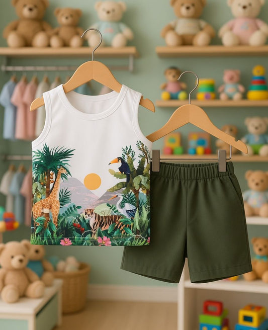 🌟 Stylish Comfort Cotton T-Shirt With Matching Pant 🌟