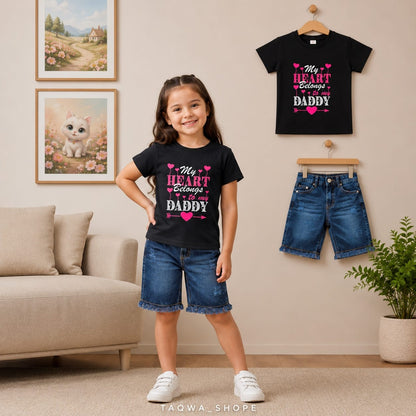 🌟Stylish Jeans Pant With Matching T-Shirt🌟