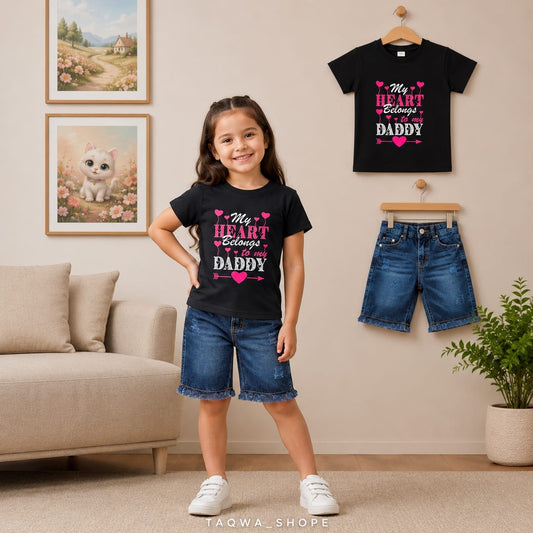 🌟Stylish Jeans Pant With Matching T-Shirt🌟