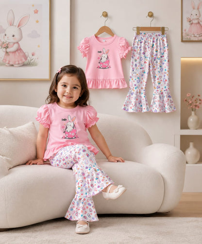 🌟 Stylish Comfort Baby Soft T-Shirt Matching Full Pant Set🌟