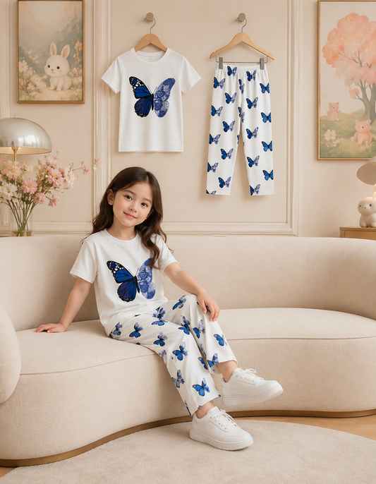 🌟 Stylish Comfort Baby Soft T-Shirt Matching Full Pant Set🌟