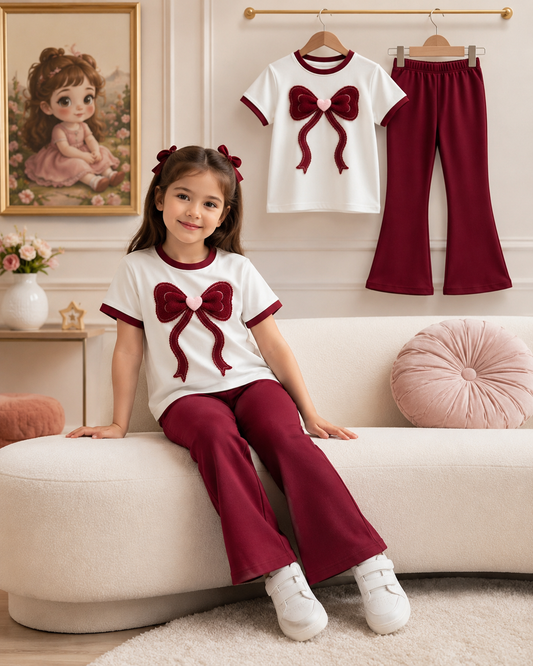🌟 Stylish Comfort Baby Soft T-Shirt Matching Full Pant Set🌟