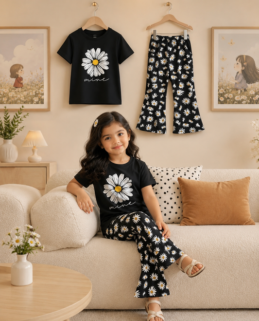 🌟 Stylish Comfort Baby Soft T-Shirt Matching Full Pant Set🌟