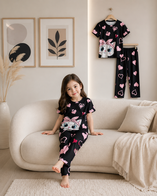 🌟 Stylish Comfort Baby Soft T-Shirt Matching Full Pant Set🌟