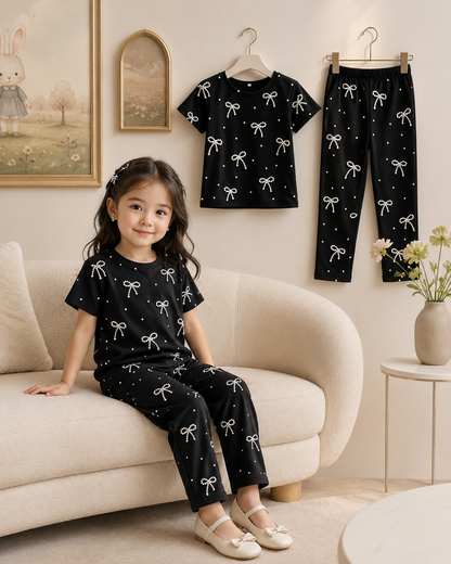 🌟 Stylish Comfort Baby Soft T-Shirt Matching Full Pant Set🌟
