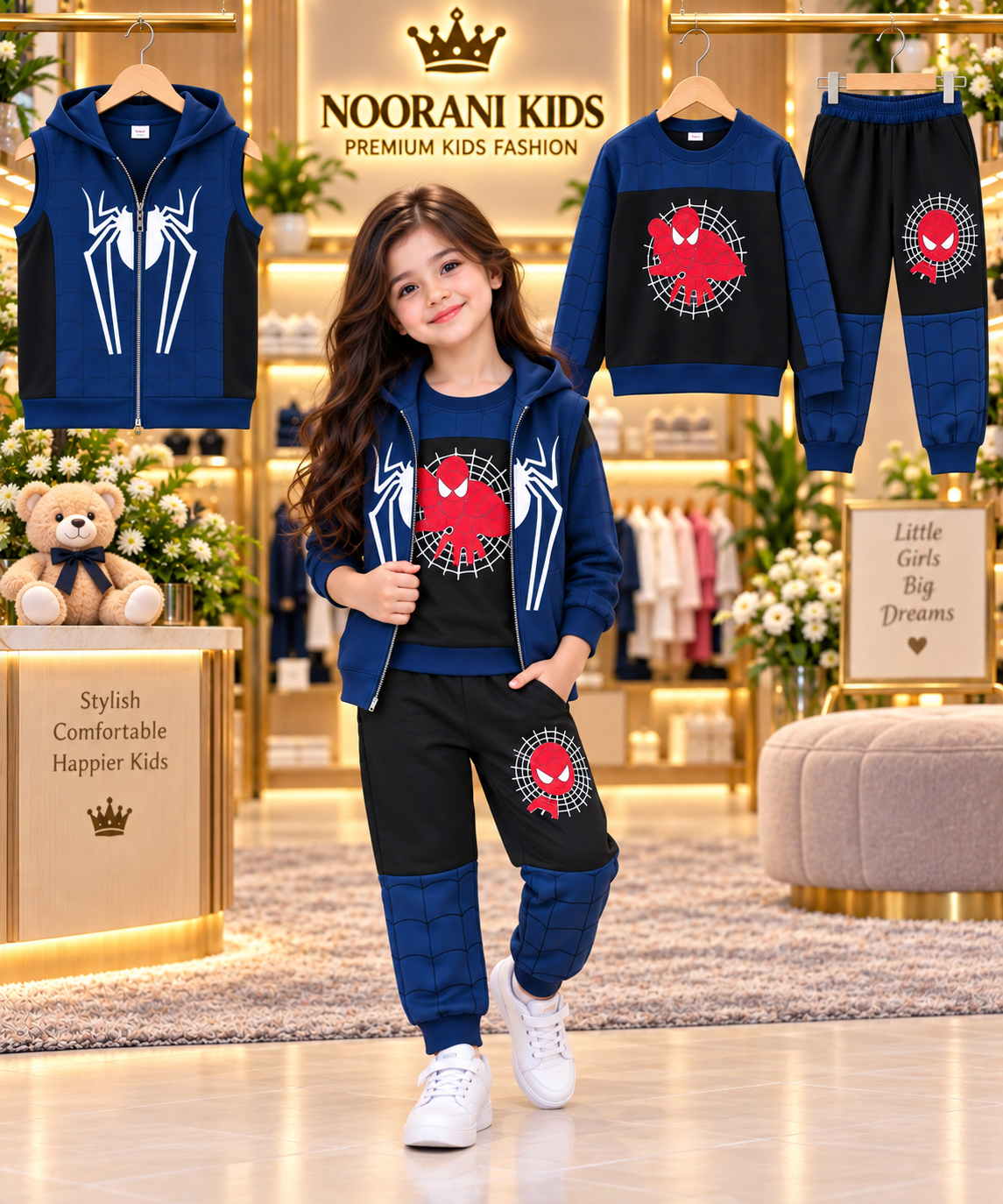 Flash Discount Combo Sets Trendy 6-Piece Printed Winter Jacket Style for Kids