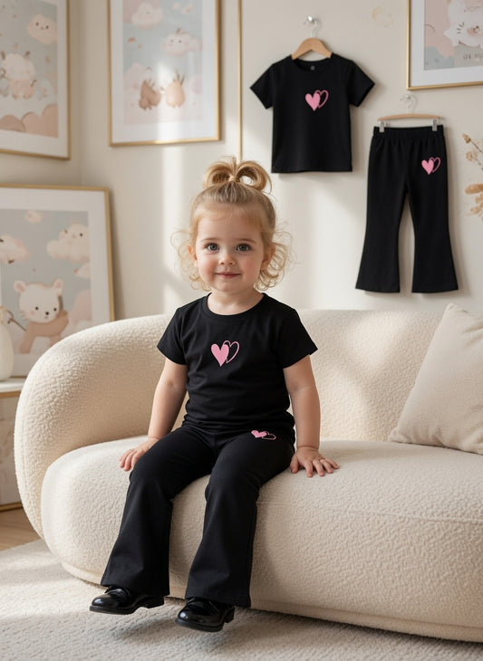 🌟 Stylish Comfort Baby Soft T-Shirt Matching Full Pant Set🌟