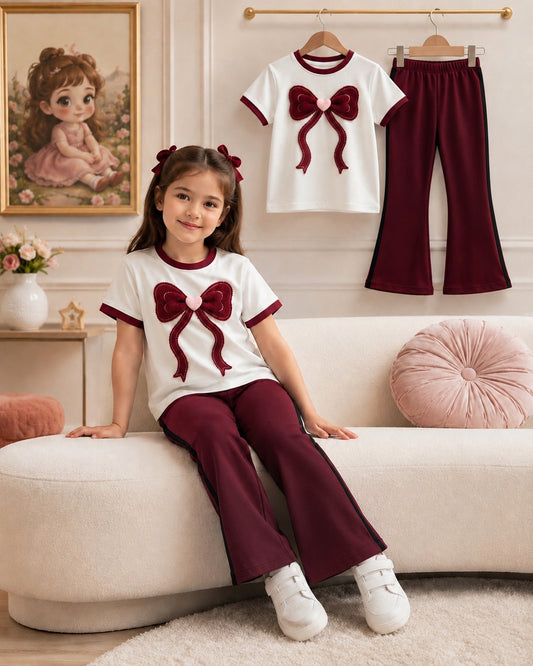🌟 Stylish Comfort Baby Soft T-Shirt Matching Full Pant Set🌟