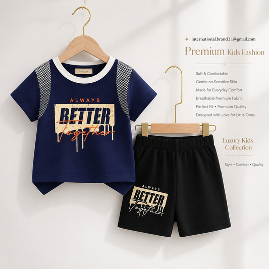 🌟 Stylish Comfort Cotton T-Shirt With Matching Pant 🌟