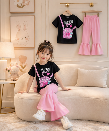 Stylish Comfort Baby Soft T-Shirt Matching Full Pant Set