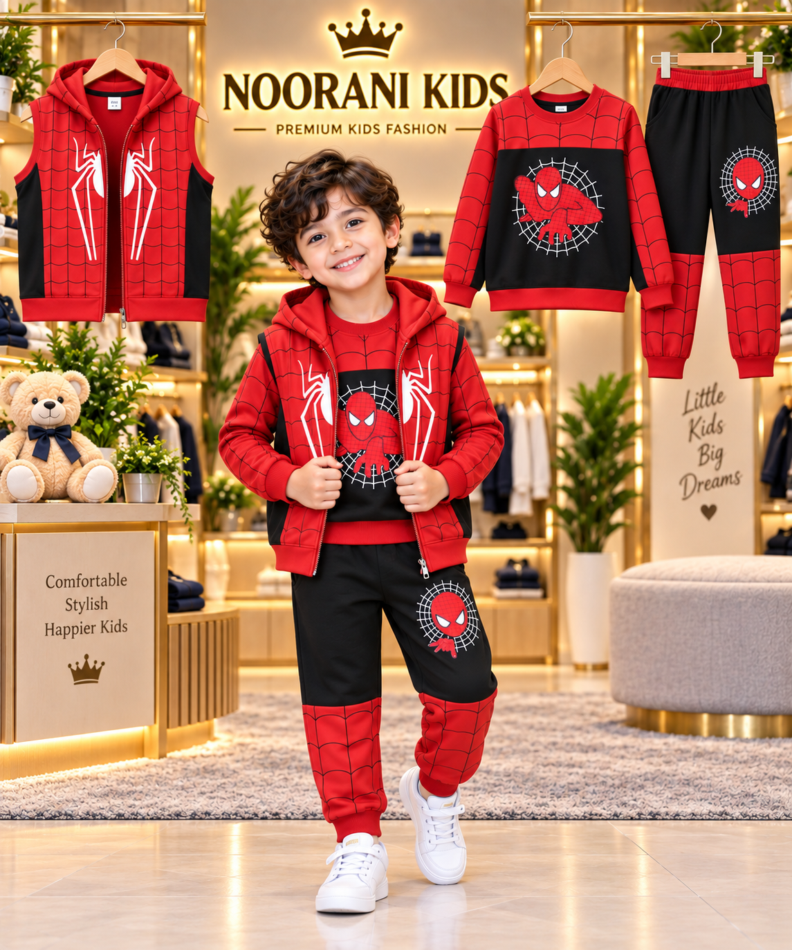 Flash Discount Combo Sets Trendy 6-Piece Printed Winter Jacket Style for Kids