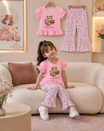 🌟 Stylish Comfort Baby Soft T-Shirt Matching Full Pant Set🌟